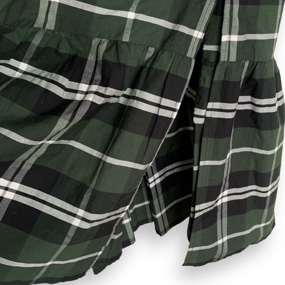 Elegant Green Plaid Dress - Picture 9 of 16